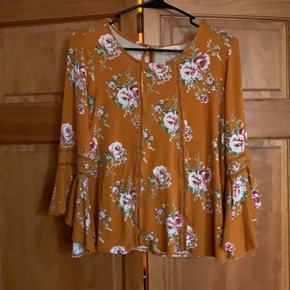 Floral Long Sleeve Shirt